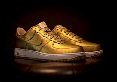 nike air force 1 grün gold|air force 1 metallic gold.